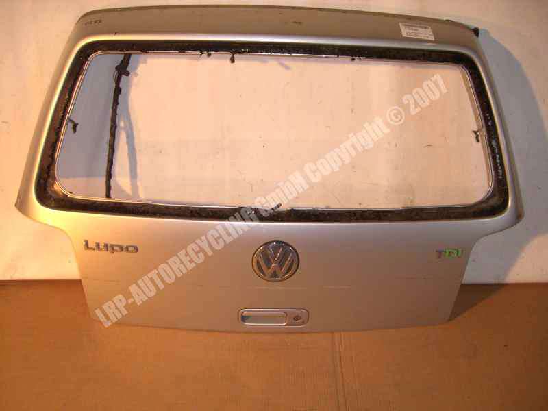 VW Lupo 3L 6E Heckklappe ohne Heckscheibe moonsilver BJ1998